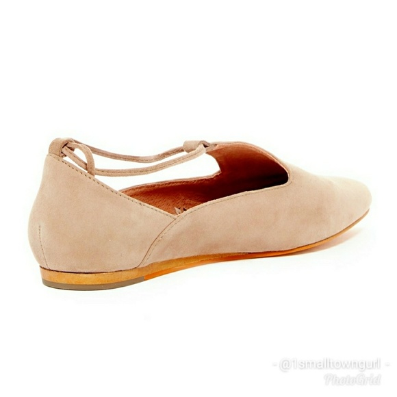 Seychelles Lace-up flats Nude NIB/NWT 8 1/2 - Picture 4 of 5